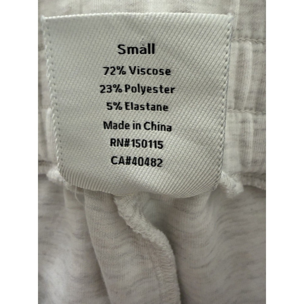 Varley Double Soft Atrium High Rise Shorts 4.5 Light Grey Marl Women's Small - Picture 11 of 13